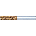 TSC series carbide radius end mill, 4-flute, 45°, regular model