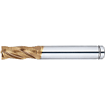 AS Coated Powdered High-Speed Steel Roughing End Mill, Short, Center Cut