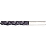 TiAlN Coated Carbide Drill for Cast Iron Machining, 3-Flute / Regular