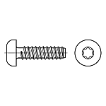ISO 14585 pan head tapping screw