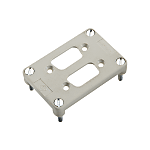 Adapter plates for 2 D-Sub inserts