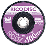 Disque Rico, φ100, grains abrasifs en zircone