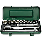 Socket Wrench Set (6 Sided Type / 12.7 mm Insertion Angle)