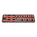 Insulated Ratchet Wrench Set 3 / 8 sq