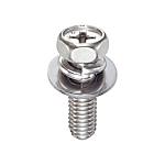 Cross Recessed Upset Screw with Washer - Single Item