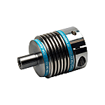 Bellow couplings / hub clamping, feather key DIN 6885 / bellows: stainless steel / body: aluminium / KB8 / KBK