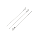Ty-Rap® Cable tie with steel nose for srewing on