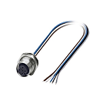 Sensor- / Aktor-Einbausteckverbinder M12 Buchse
