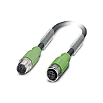 Sensor / actuator cable SAC-4P, Plug straight M12