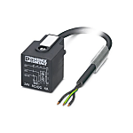 Sensor- / Aktor-Kabel SAC-3P, Stecker gewinkelt M12