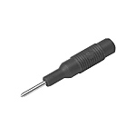 Übergangsstecker Stecker 2 mm - Buchse 4 mm