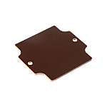 Mounting Plate (Housing), Sheet Steel, Galvanised, Silver