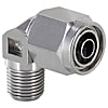 Couplings for Tubes - Nut/Sleeve Integrated, Half Elbow