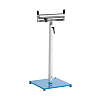 Material support stand with support roller