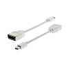 Câble adaptateur DisplayPort femelle / Mini DisplayPort mâle