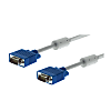 Câble pour moniteur PRO-SVGA, HD15 mâle / HD15 "RF-BLOK" mâle