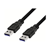 Câble USB 3.0, A mâle / A mâle - noir