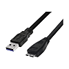 Câble USB 3.0, A mâle / Micro B mâle - noir