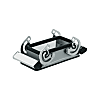 Misura 4: Blocco doppio (leva lato base) / Passaparete