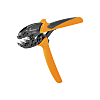 Utensile per crimpatura, capicorda con terminali a filo con / senza collari in plastica, crimpatura con rientranza