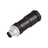Connettore maschio tondo (configurazione libera), maschio, dritto, M12