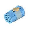 Inserto di contatto (connettore circolare), inserto, femmina, M23