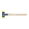 Wiha Mazza antirimbalzo, semidura Con manico di hickory, testa battente rotonda