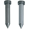 Pilot pins for stripper plate / cylindrical head / stepped / conical tip / lapped / solid carbide / TiCN