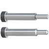 Konturkernstifte / zylindrisch / HSS, Werkzeugstahl / geläppt / L 0,01mm / abgesetzt / Stirnform wählbar