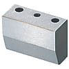 Core lock stopper blocks / wedge-shaped / counterbore / forcing thread / full-slot embedding