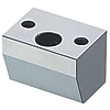 Core lock stopper blocks / wedge-shaped / internal thread / inclined bolt mounting / full groove embedding