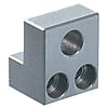 Core lock stopper blocks / L-shape / through hole, counterbore