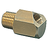 Adaptateur de connexion / forme en L / laiton / filetage extérieur conique, filetage intérieur conique