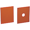 Heat protection plates / without hole pattern / Bakelite paper base / 100°C heat resistant