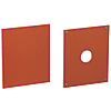 Heat protection plates / without perforation pattern / Bakelite fabric base / 100°C heat resistant