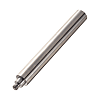Linear shafts / material selectable / treatment selectable / double stepped on one side / external thread / internal thread / undercut