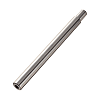 Linear shafts / stepped on one side / external thread / internal thread / hexagon socket with centring hole