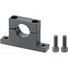 Shaft holders / T-shape / two-piece / cast iron