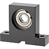 Bearing housings / T-shape / through hole, spring groove / retaining ring / deep groove ball bearing / material selectable / coating selectable