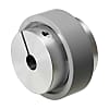 Oldham couplings / hub clamping / 1 disc: POM, compact / body: aluminium