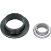Spacer washers / flange / steel, stainless steel / treatment selectable / 45-55 HRC