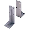 Angle brackets / through-hole, parallel pin bore / aluminium, cast iron / primed