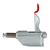 Schubstangenspanner / Druck/Zug (lateral, horizontal) / Flanschbasis, Schrauben-Druckbolzen Größe M4, Klemmkraft 490 N