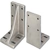 Angle brackets / machining selectable / aluminium, cast iron / treatment selectable