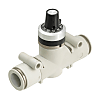 Flow Rate Control Valves / Valve with Adjusting Dial
