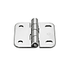 Flat hinges / slotted holes / rolled / stainless steel / blank / MISUMI