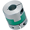 Oldham couplings / hub clamping / 1 disc: POM / body: aluminium