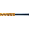 TSC series carbide multi-functional square end mill, 3-flute, 45° spiral / long model