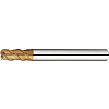 TSC series carbide composite radius end mill, for high-feed machining, 3-flute, 45° spiral / short model