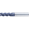 XAL series carbide radius end mill, 3-flute, 45° torsion / regular model
